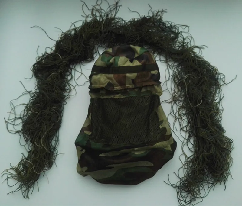 Тактическая камуфляжная кепка с капюшоном и винтовкой для охотничьего костюма 568