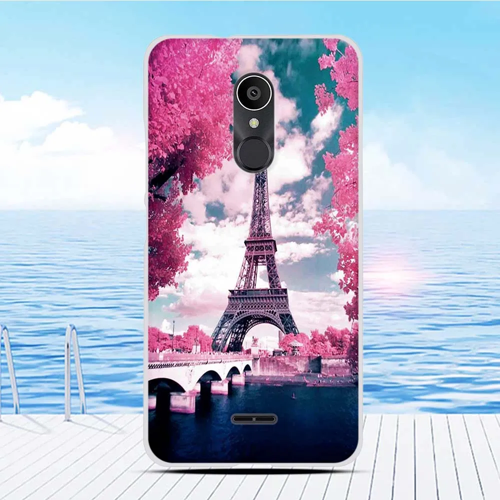 Мягкий ТПУ силиконовый чехол для alcatel 3c 2018 бампер 3D кошка печать телефона Обложка
