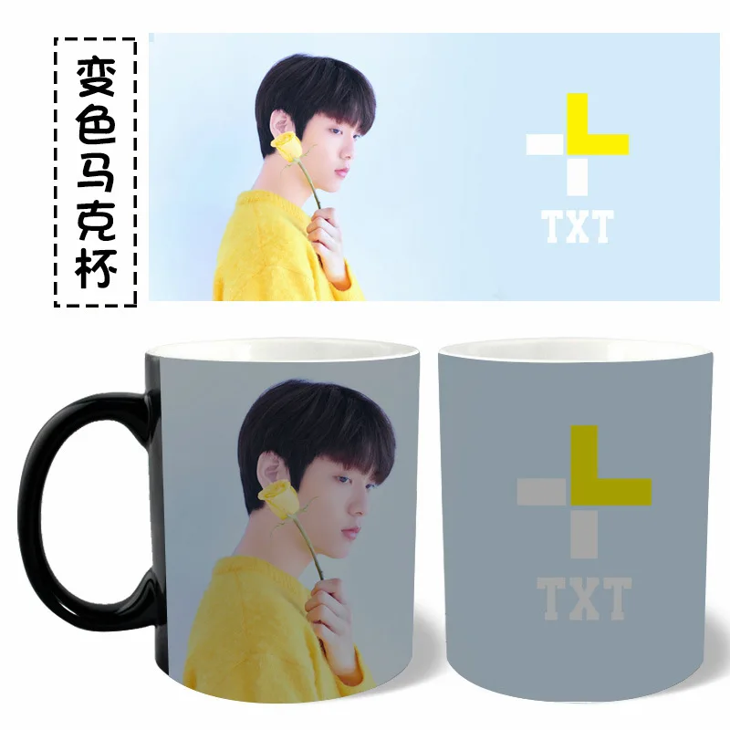 

[MYKPOP]TXT Coffee Mug Water Milk Ceramic Cup Creative KPOP Fans Collection SA19060109
