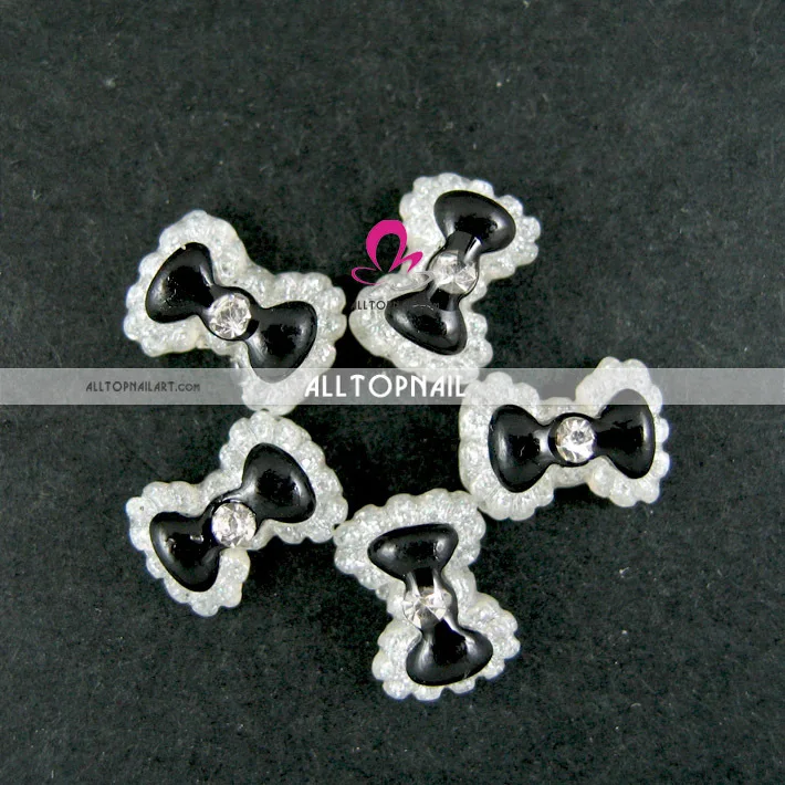 Украшения для ногтей из смолы 12 цветов украшения галстуки бабочки с ячейками