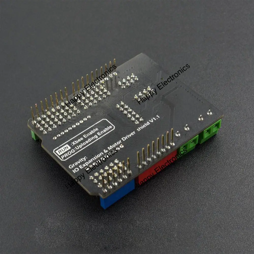 New DFRobot Gravity IO expanding &amp 2x1.2A щит драйвера двигателя с XBee слотом + XBee/WiFi Bee/Bluetooth Bee