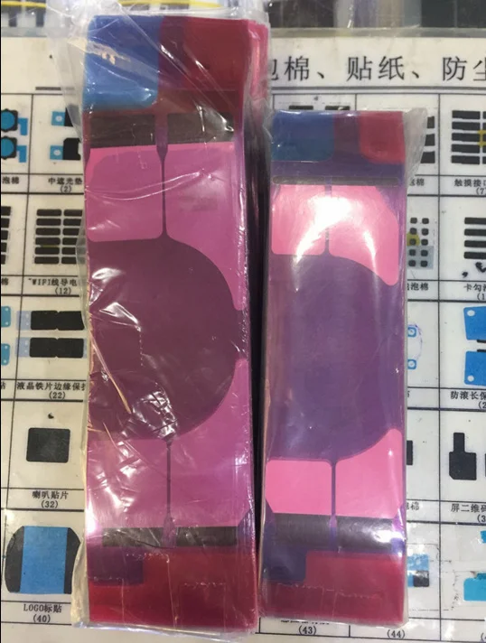 100 шт./лот оригинальная клейкая наклейка для батареи iPhone 5S 5c 6 6s 7 plus 8 лента