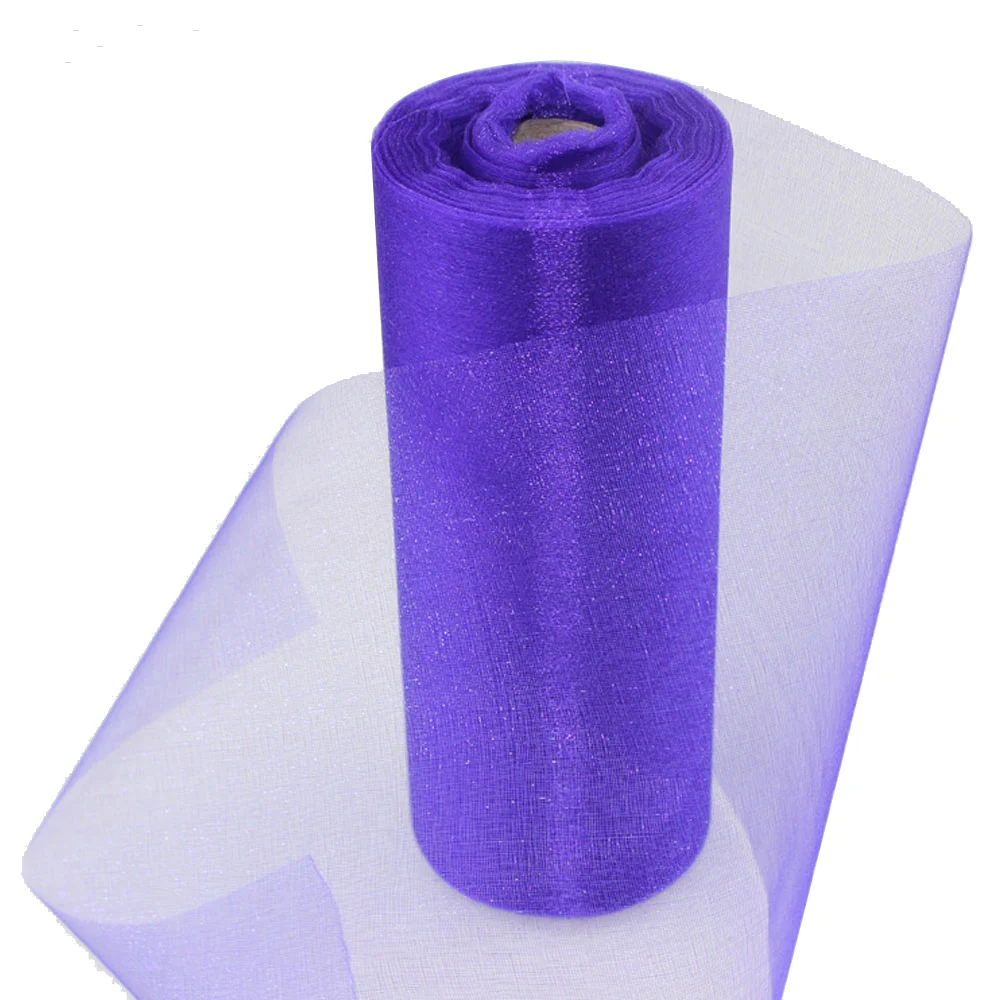 20 см Ширина 45 м/рулон Свадебные Декоративные органзы ткань рулон день рождения