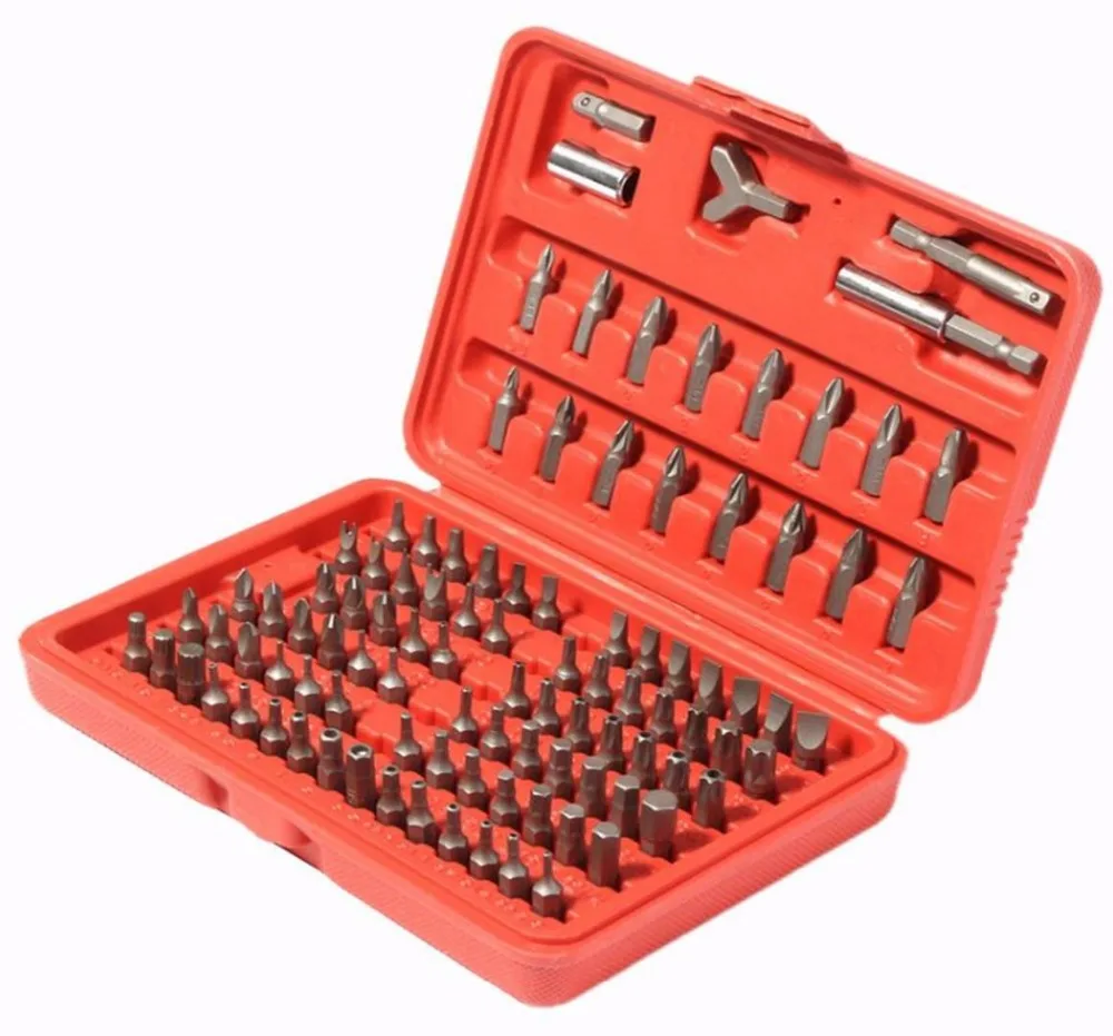 100 шт./компл. отвертка для электрического винта с чехлом переноски чехол