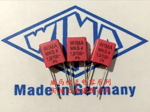 2019 горячая распродажа 10 шт20 штук Германия WIMA MKS4 1,0 мкФ 1 мкФ 100V 105 100V P: 7,5 мм аудио конденсатор, бесплатная доставка