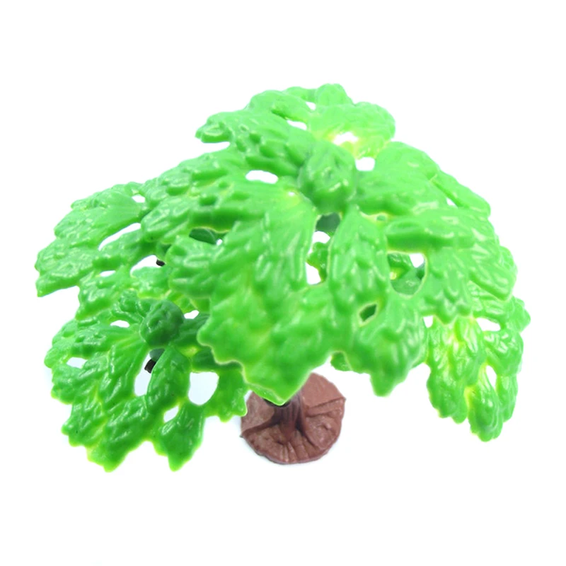 2 шт. пластиковая Архитектурная Модель Деревья Поезд пейзаж Железнодорожный парк