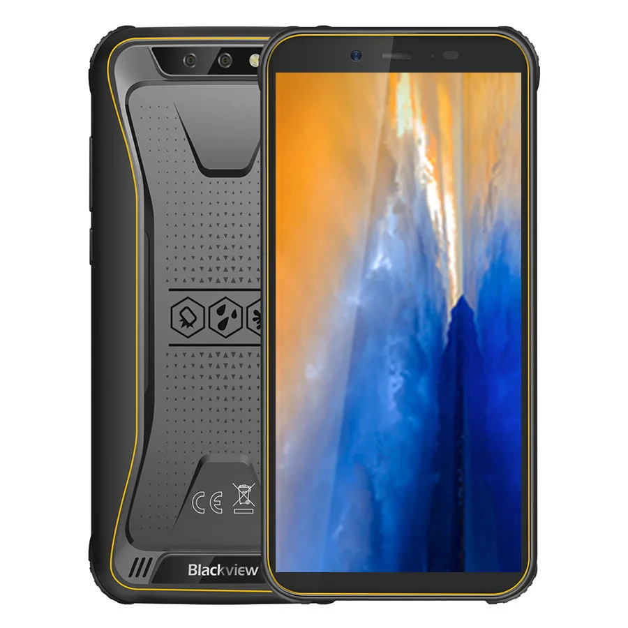 Смартфон Blackview BV5500 2+16 Гб экран 5.5&quot водонепроницаемый Android 8.1 две SIM карты
