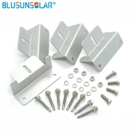 100 Sets/lot Hot Selling Z-type100% Aluminum Solar Connector PV Panel Roof Mounting High Quality Bracket Solar