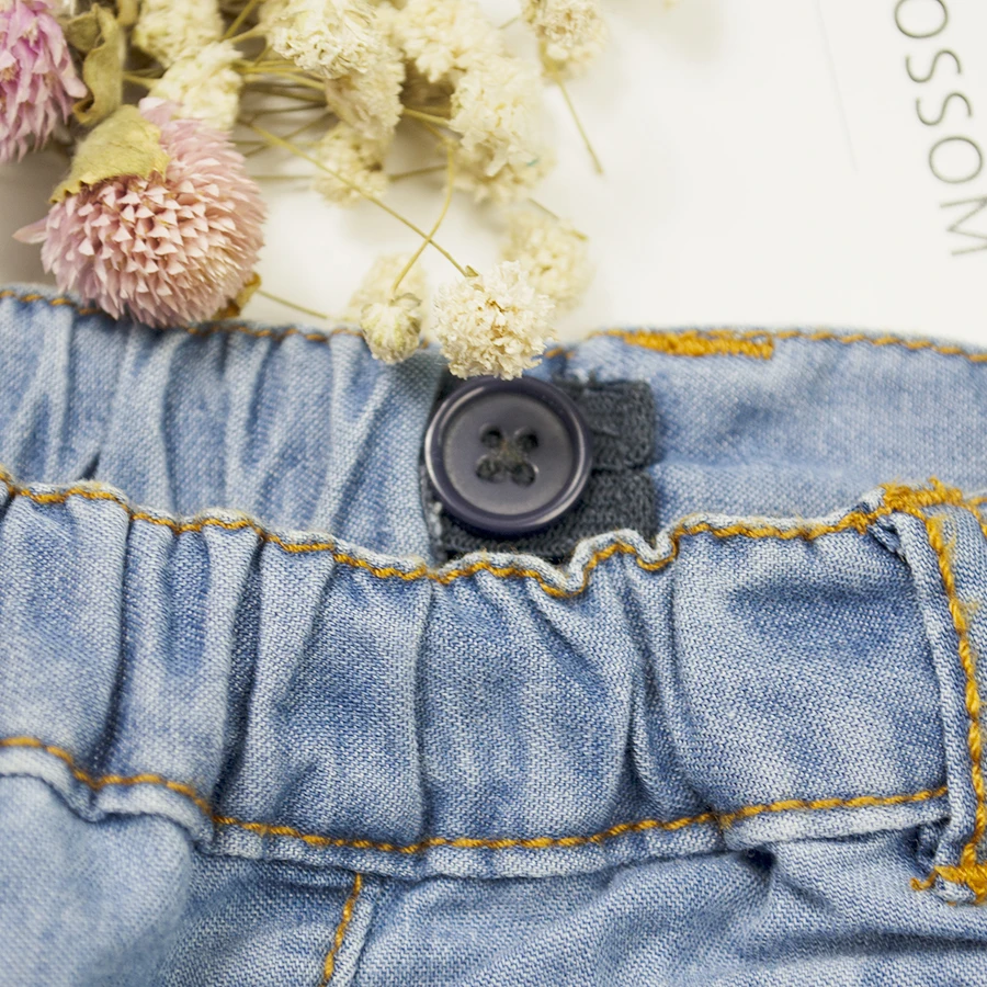 Newborn Baby Shorts Boys Girls Short Pants Kids Infant Denim Toddler Bebe Light Color Elastic Waist Children Clothing | Детская одежда