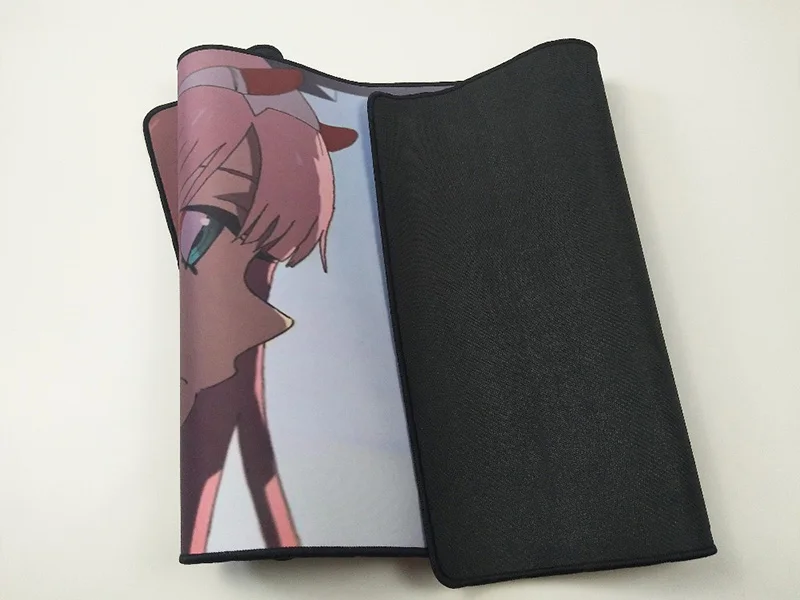 Mairuige аниме Дарлинг в The Franxx 02 большой размер игровой коврик для мыши коврик DIY Padmouse Lock Edge Противоскользящий износостойкий Настольный коврик