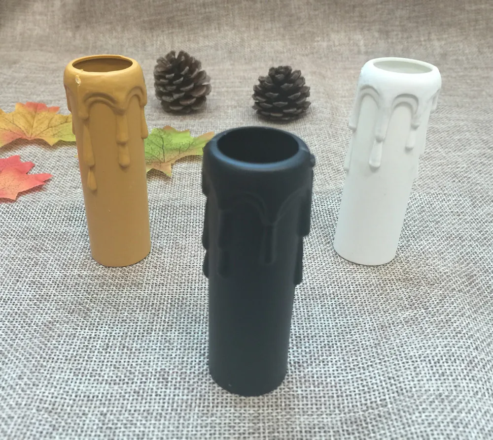 Бесплатная доставка Новинка 3 2 &quotБелая пластиковая канделябра люстра Свеча