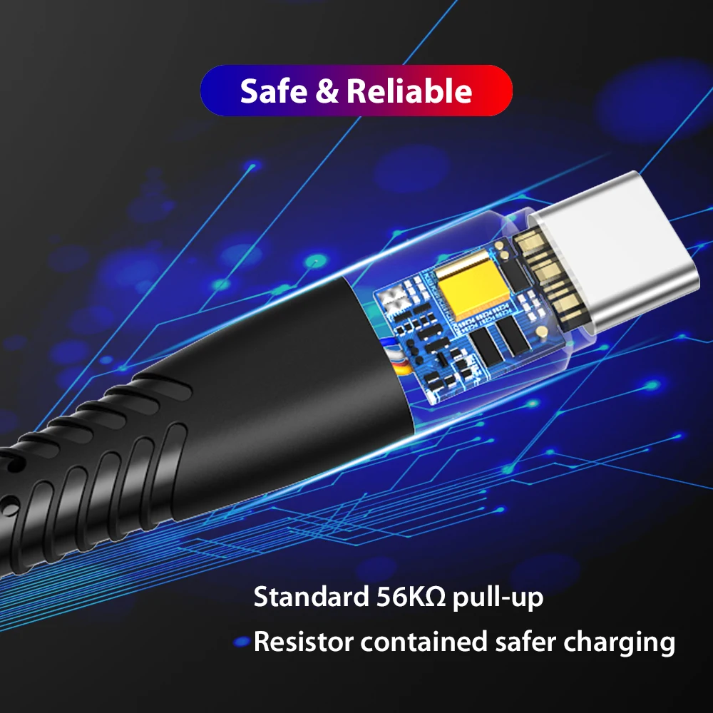 CHOETECH usb type C Micro USB кабель 3A для samsung Xiaomi huawei Быстрый зарядки передачи данных