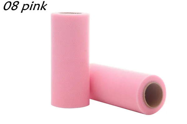 08 pink 24 цвета, 1 шт., 22 м X 15 см, рулон органзы, свадебная настольная дорожка, украшение, рулон пряжи, ткань, тюль, чистый марлевый элемент, свадебные сувениры - Цвет: 08 pink