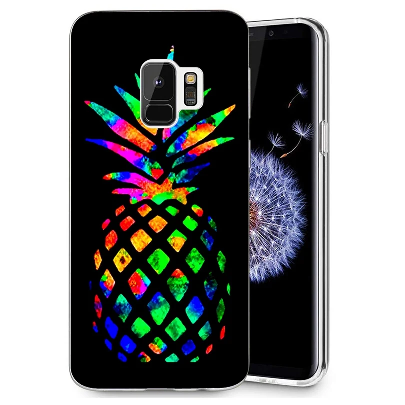 Чехлы для телефонов Samsung Galaxy S9 S9Plus S8 Plus S7 edge Note 8 Фрукты Ананас милый тропический