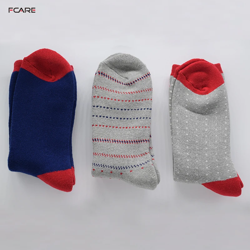 Fcare 4 шт. = 2 упаковки 39 40 41 42 синие серые хлопковые термостойкие мужские и женские