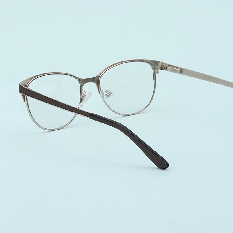 Женские оправы для очков из сплава прозрачная модная дизайнерская оправа