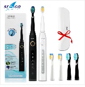 Новинка Seago Sonic электрическая зубная щетка SG-507 для взрослых с таймером щетка USB зарядное устройство перезаряжаемые зубные щетки/сменные насадки/коробка