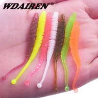 20pcs 6cm 0 6g shrimp smell fishing lures artificial silicone worms soft bait predator swimbaits cheap pesca fishing tackle