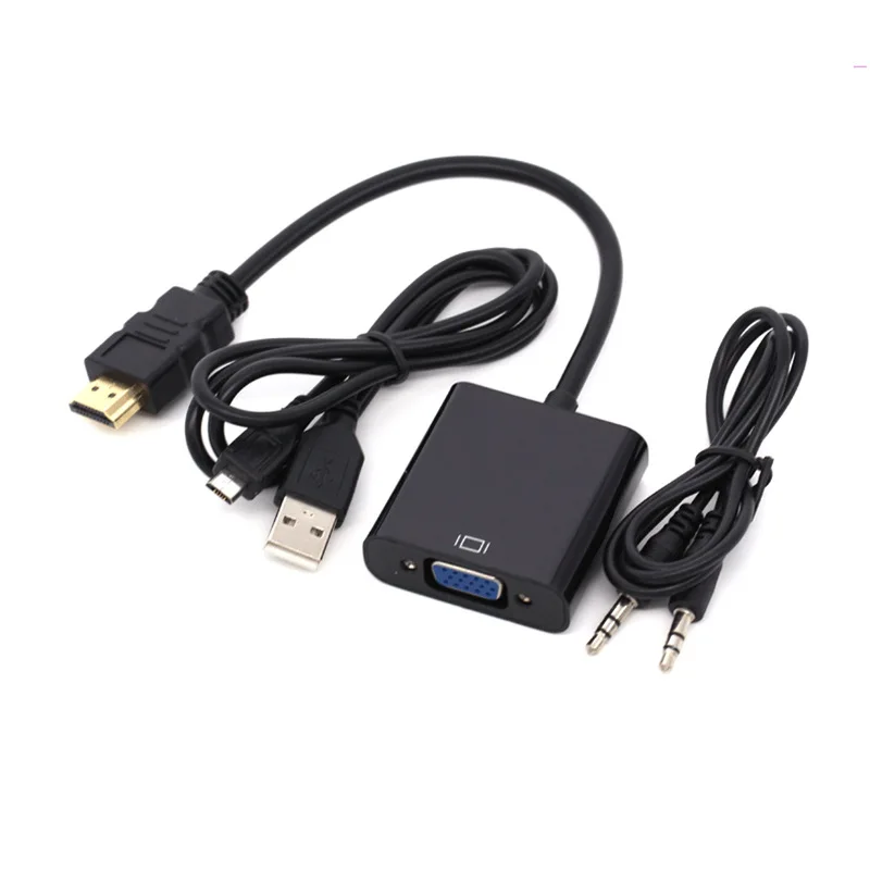 HDMI к VGA Кабель адаптер конвертер для PS3 PS4 ноутбука ТВ коробка HD xbox поддержка 1080P с