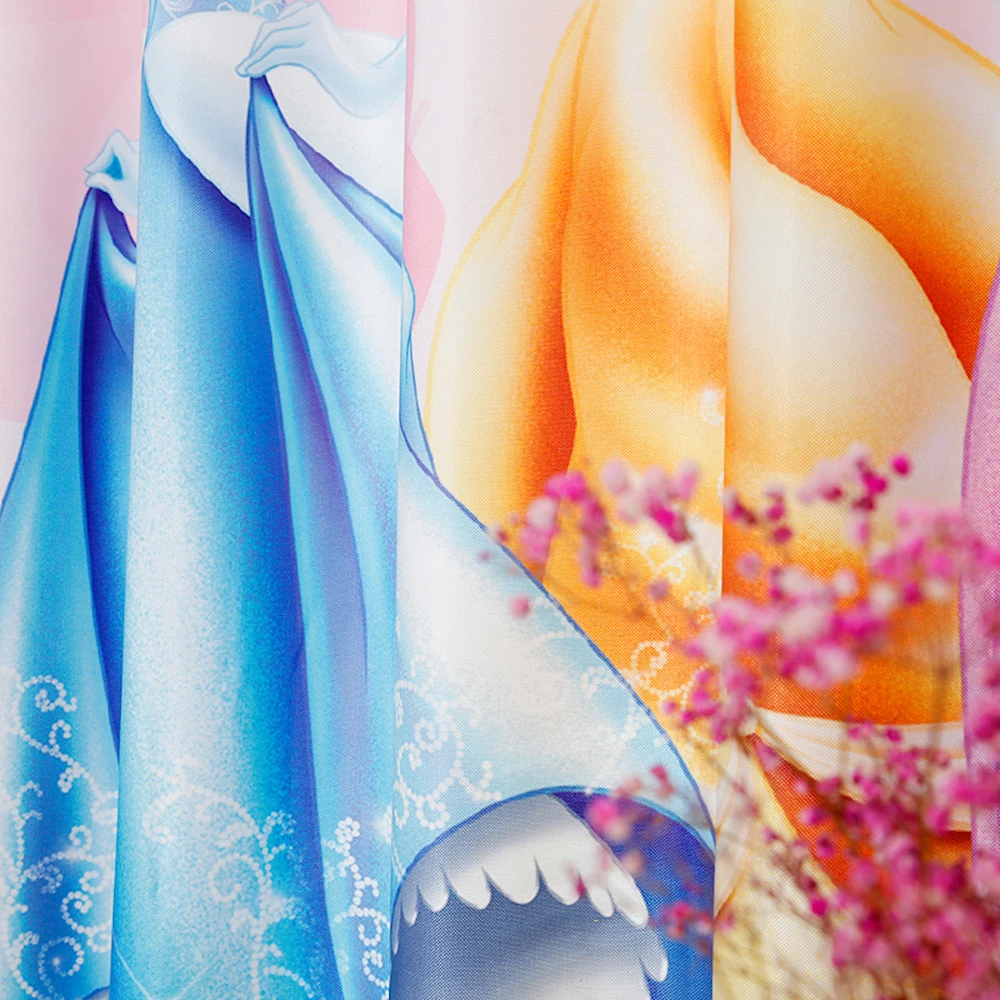 Занавески на окна с втулкой заказ 2 шт. занавески для детской комнаты платье из