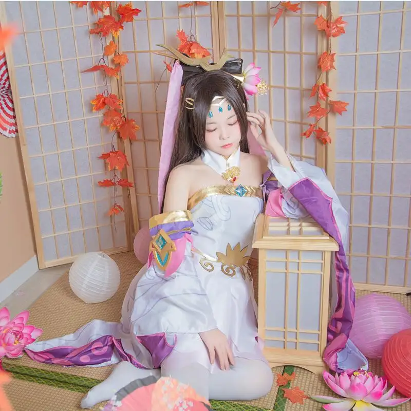 VEVEFHUANG слава King Diaochan красивый цвет: фиолетовый розовый платье костюм феи ханьфу