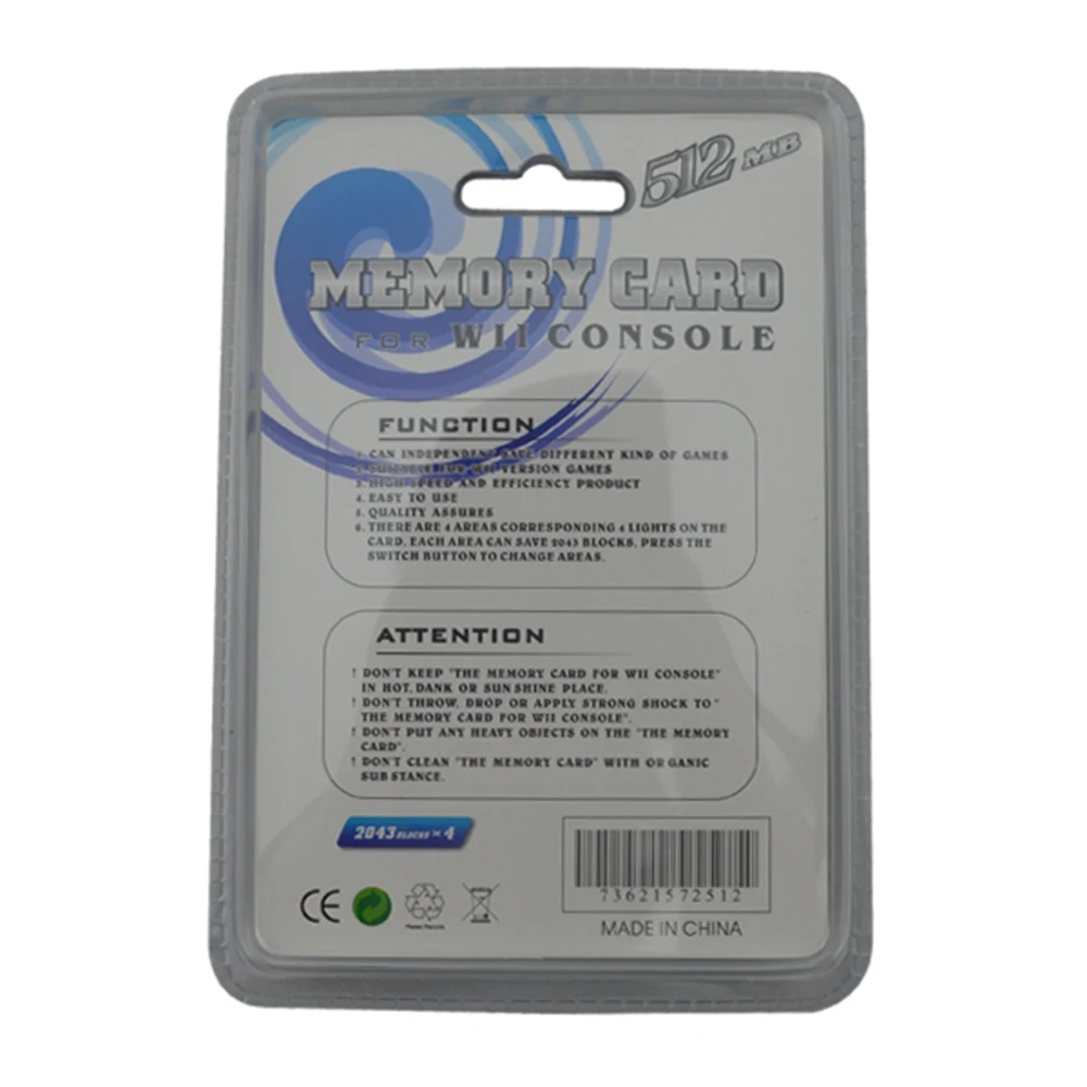 Карта памяти 512 Мб для Wii GameCube GC|saver| |