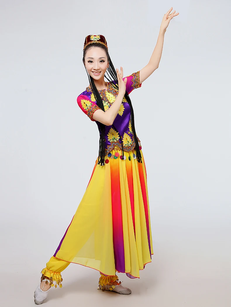 Большие качели Синьцзян Уйгурский в этническом стиле Танцы соло сценические