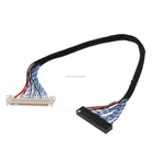 Крючки LVDS Cable FIX-30P-D8 FIX 30 двойные штифты 2 канала 8 бит 1,0 мм Шаг 250 мм 500 мм 17-21 дюймов ЖК-дисплей Панель контроллер экрана