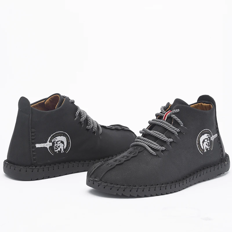 2019 мужские ботинки зимние водонепроницаемые на шнуровке теплые женская обувь