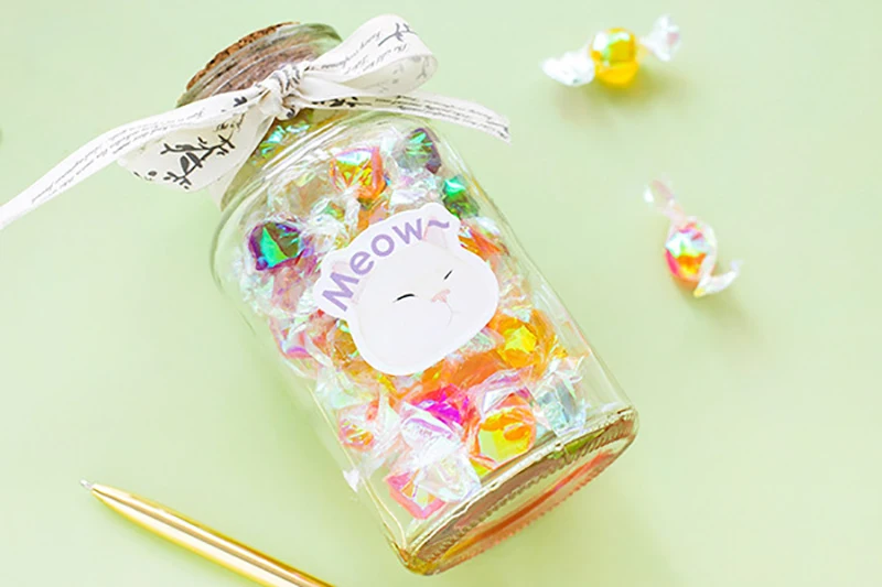 45 шт./кор. милый мультфильм животных кошка наклейка, сделай сам, Скрапбукинг Украшение дневника Label каваи канцелярские подарок поставки наклеек