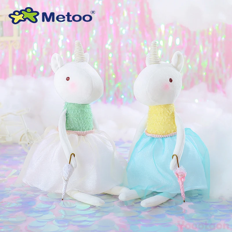 33/53 см Metoo единорог плюшевые игрушки Пряжа юбка мягкие животные игрушечные