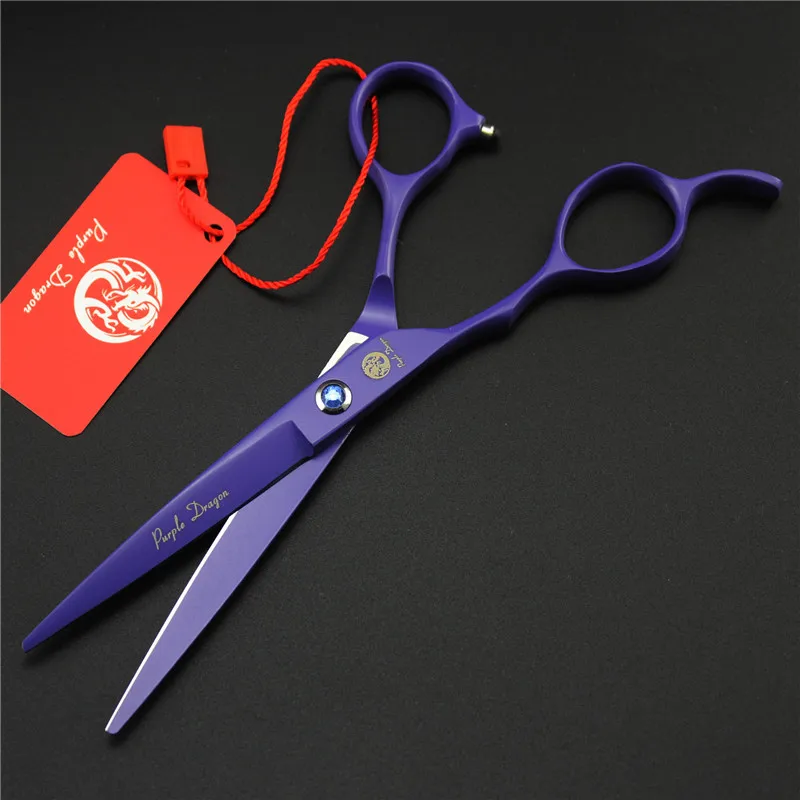 Ножницы для левшей парикмахерской Purple Dragon 6 дюймов 4 цвета|purple dragon|barber scissorsleft handed