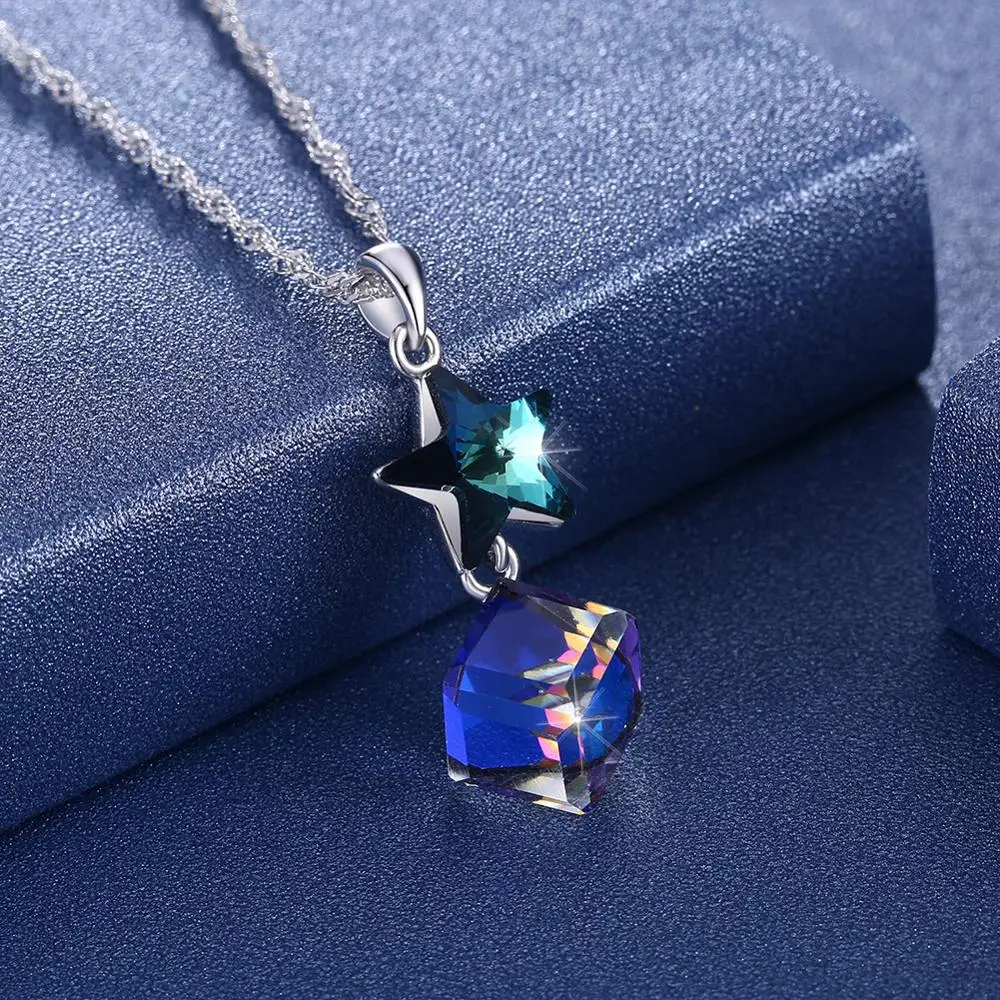 Морская звезда Тихий океан подвеска королевский синий кристалл от Swarovski Elements