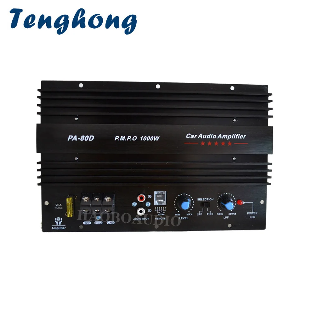 

Усилитель мощности Tenghong для автомобиля, 12 В, 1000 Вт