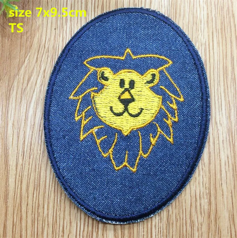 1 шт. цветок футбол Лев вышитые утюгом на джинсах патчи тканевые аксессуары