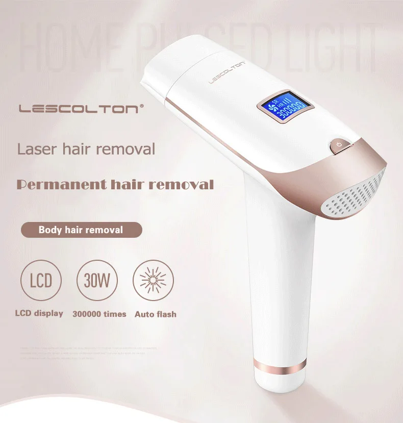 Lescolton 4в1 IPL эпилятор постоянный Лазерный Удаление волос ЖК-дисплей 1000000 импульсов depilador лазерный бикини Фотоэпилятор