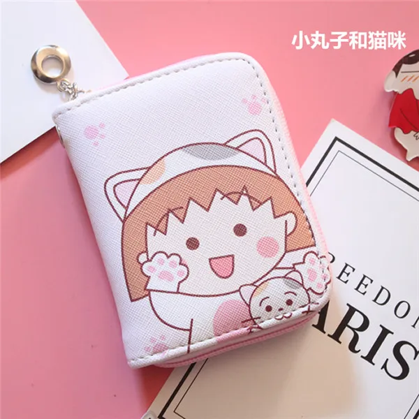 23short purse Мультяшный кожаный кошелек на молнии для девочек, кошелек для монет, медведь, кот, арбуз, фрукты, летняя женская модная сумка для денег, дамские смарт-кошельки для карт - Цвет: 23short purse