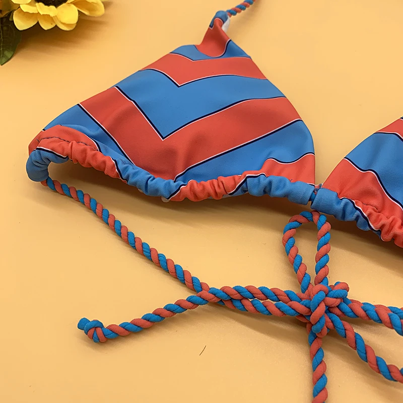 Сексуальное бикини 2019 комплект купальник Женская винтажная проволока свободный