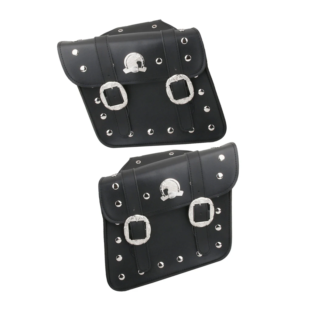 

2pcs Motorcycle Motorbike Saddle Bag Pannier Luggage Tool Pouch For