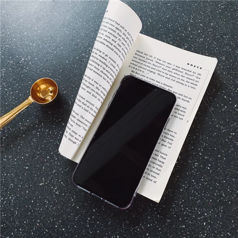 Mirror Cell Phone Case For iPhone 8 7 6 6s Plus 8Plus lovely Cartoon dog Cover TPU Casing X XR XS MAX couples case |