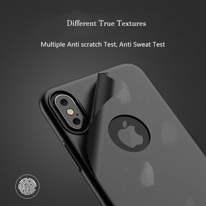 Роскошный чехол с беспроводным зарядным устройством для iPhone X 10 Ультратонкий