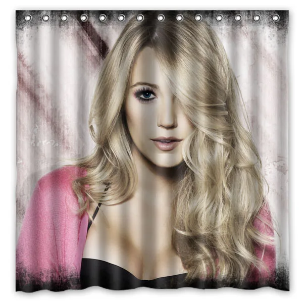 Блэйк Кристина живой Душ занавес водонепроницаемый Mildewproof полиэфирная Штора для