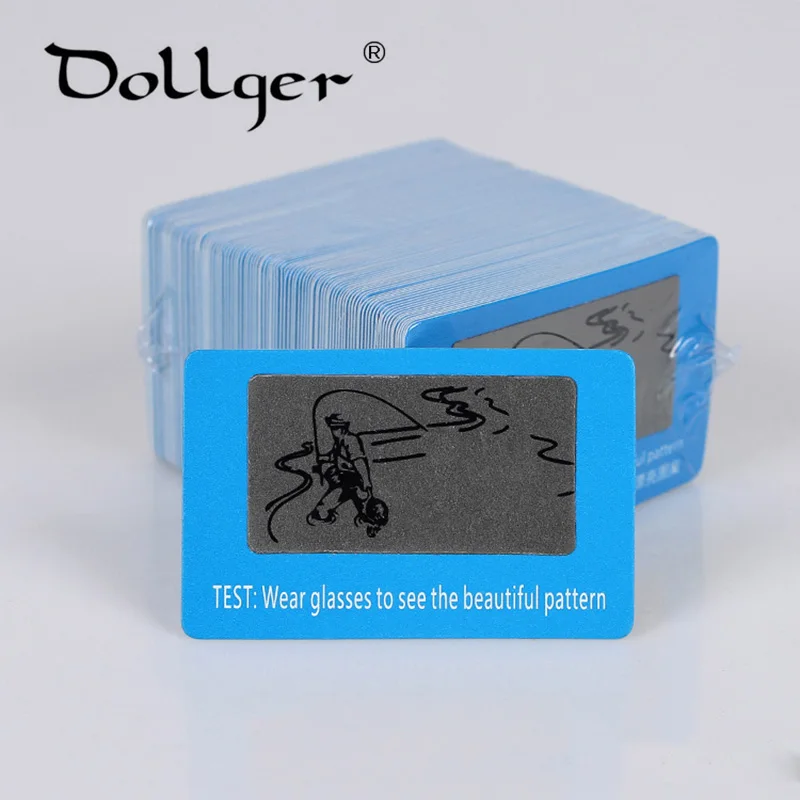 100 шт. TAC поляризованные линзы Тестовая карта для тестирования поляризационных