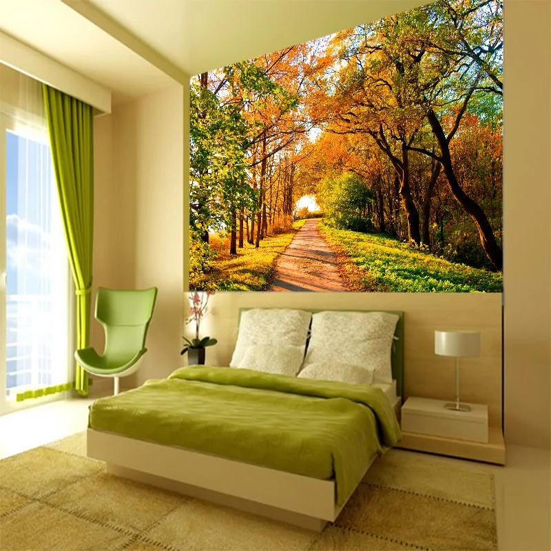 3D Настенные обои украшение дома красивый Осенний лес дизайн материал для