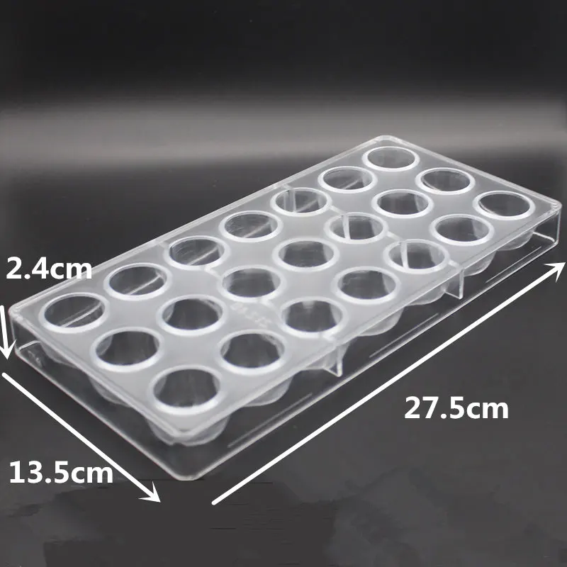 21 полости пищевого класса колокольчик формы для выпечки ясный Поликарбонат