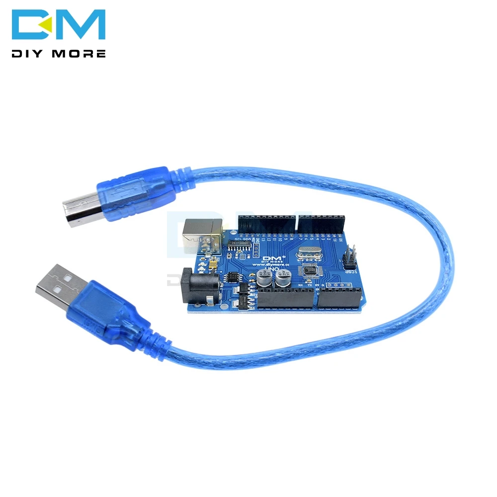Совместимая плата UNO R3 с Atmel ATmega328P модуль драйвера CH340 CH340G на замену Atmega16U2 USB Type B