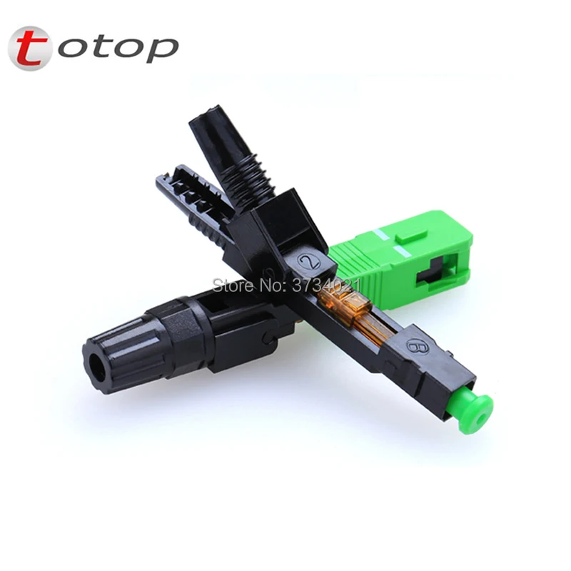 Free Shipping 50PCS/lot SC APC Optical fiber connector FTTH Tool Cold Connector High Quality SC/APC fast | Мобильные телефоны и
