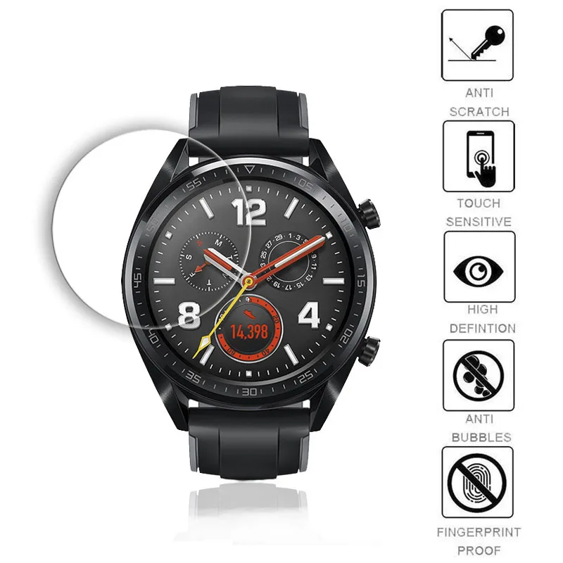 5 шт. в упаковке мягкая защитная пленка для экрана для huawei Watch GT Защитная пленка для экрана пленка для huawei Watch GT Взрывозащищенная пленка