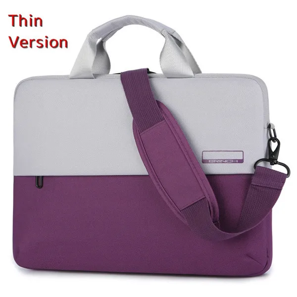 Thin Purple Бренд Бринч сумка для ноутбука 1", 14", 1", 15,6 дюймов, сумка-мессенджер чехол для MacBook air pro 13,3, 218 - Цвет: Thin Purple