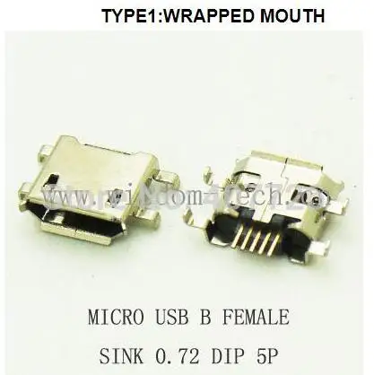 10 шт. Btype Micro USB гнездовой разъем 5pin телефон планшет ноутбук зарядное гнездо 2 0